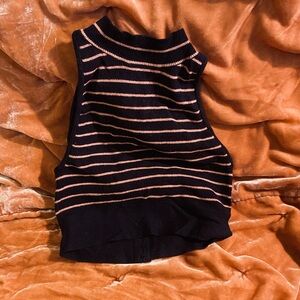 Victorias Secret knit tank with hook and eye/corset closure SIZE XS EUC